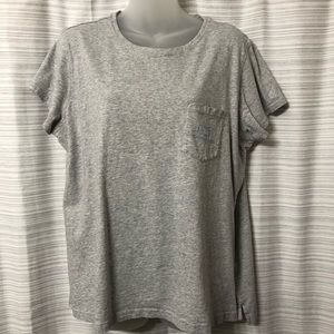 Vineyard Vine Relaxed Fit Gray Pocket Tee Sz Large